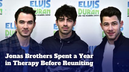 Jonas Brothers Spent a Year in Therapy Before Reuniting