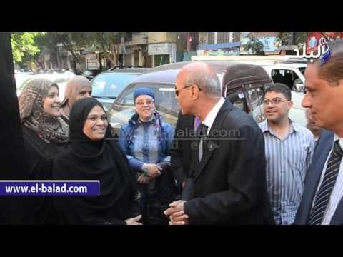 صدى البلد | عاملة في مدرسة للقائم بعمل محافظ القاهرة: زوجي معاق وأطلب التثبيت