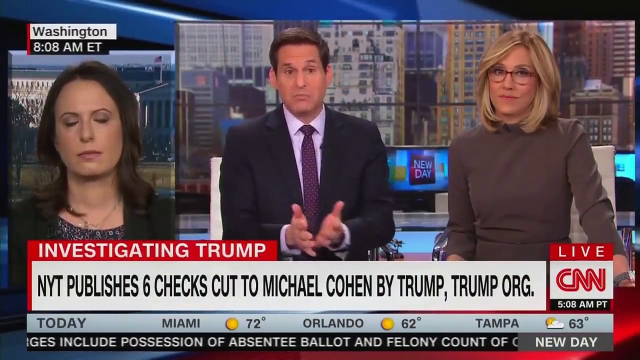New York Times reporter clashes with CNN anchor over Trump check story
