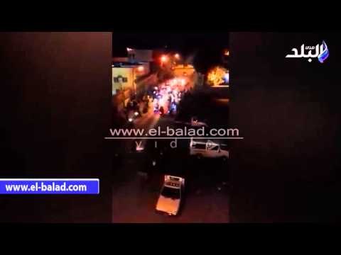 صدى البلد | الاهالي يستقبلون الطفلة المختطفة بـ الألعاب النارية ببني سويف