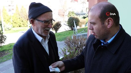 Dilencinin zulasını zabıtanın dikkati ortaya çıkardı