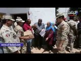 صدى البلد | توزيع 68 ألف كرتونة سلع غذائية من القوات المسلحة على فقراء المنيا