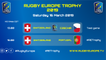 SWITZERLAND /  PORTUGAL - RUGBY EUROPE TROPHY 2018/2019
