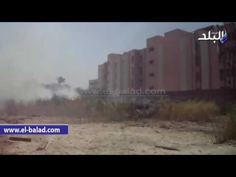 صدى البلد | مدير امن الغربية يتفقد موقع حريق مستشفى المبرة بالمحلة