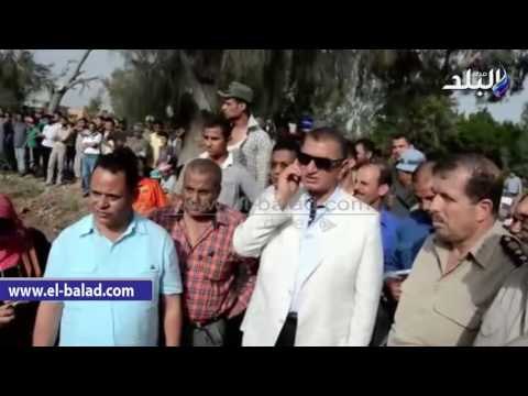 صدى البلد | محافظ كفرالشيخ يتفقد انهيار مبنى داخل مصنع