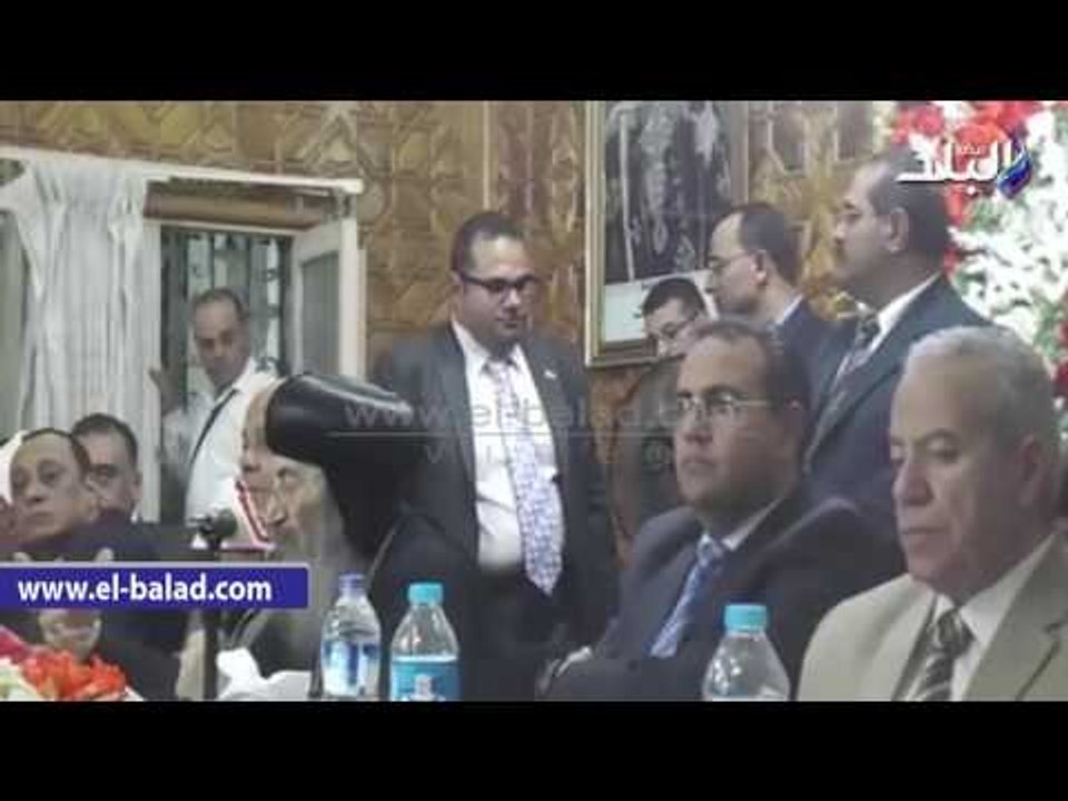 صدى البلد | "الانبا بيشوى فى احتفالات "دميانه"علينا ان نساند السيسى وننشط السياحة