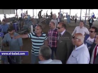 صدى البلد | محافظ مطروح تطوير مصنع الغاز  وزيادة مخزونة الى 160 طن