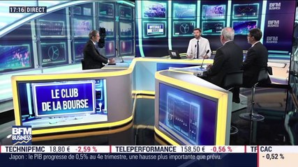 Le Club de la Bourse: David Kalfon, Philippe Forni, Laurent Geronimi et Stéphane Ceaux-Dutheil - 08/03
