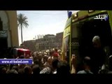 صدى البلد | الآلاف يؤدون صلاة الجنازة على الشهيد وسام منصور فى فرشوط