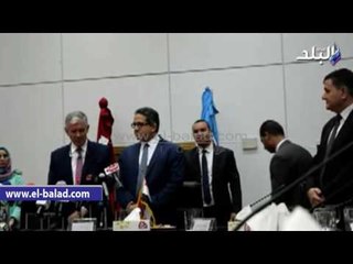 صدى البلد | العناني وسفير فرنسا يكشفان توصيات"أولاند"لتقوية العلاقات الأثرية المشتركة