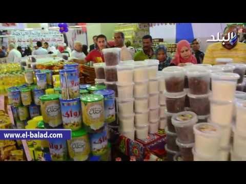 صدى البلد | اقبال المواطنين علي معرض اهلا رمضان بأرض المعارض