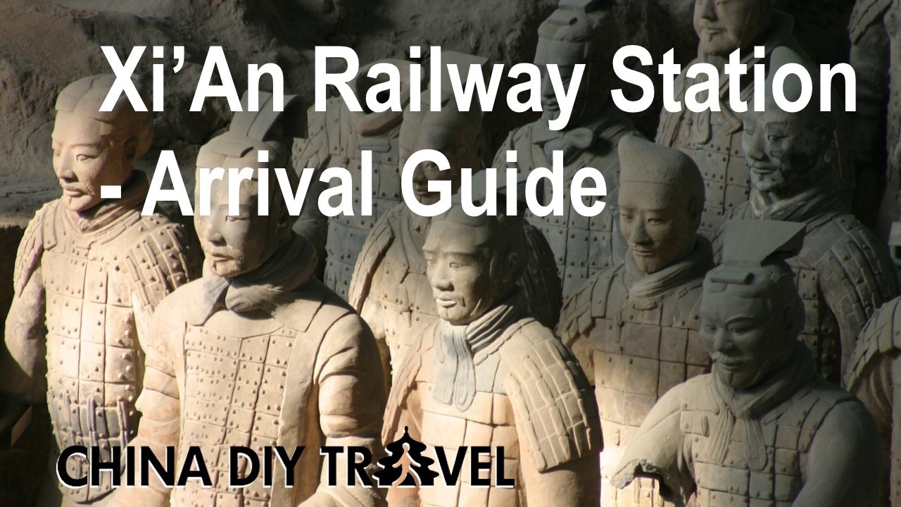 Arriving in Xian by train