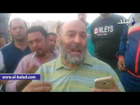 صدى البلد | وقفة احتجاجية لأهالي وأصحاب سيارات نقل الدواجن أمام استاد طنطا