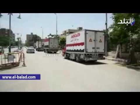 صدى البلد | وصول 5 سيارات محملة بالسلع الغذائية المدعمة لبيع منتجاتها بالفيوم