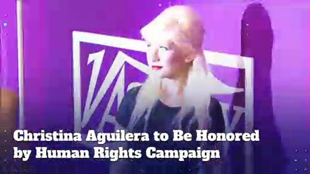 Christina Aguilera to Be Honored by Human Rights Campaign