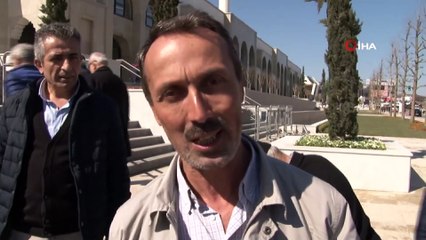 Çamlıca Camii İlk Cuma Namazı'nda Havadan Görüntülendi