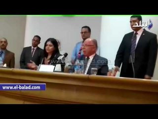 صدى البلد | وزير الثقافة يعرض جهاز التصويت الالكتروني لجوائز الدولة‎