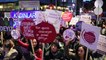 Samsunlu kadınlar 8 Mart Dünya Kadınlar Günü'nde şiddete karşı yürüdü
