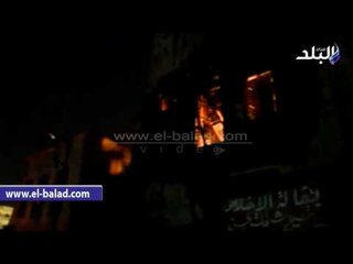 صدى البلد |  محافظ أسوان يقرر توفير وحدتين سكينتين لاسرتي حريق عقار سكني بالشونة