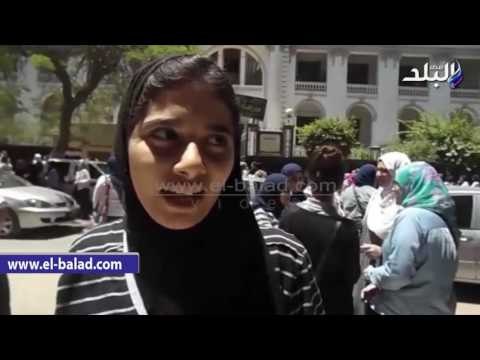 صدى البلد | تباين أراء طالبات ثانوية الدقهلية حول الاحصاء والتربية الوطنية