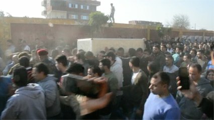 جنازة شهيد طوخ تتحول إلى مظاهرة ضد الإرهاب