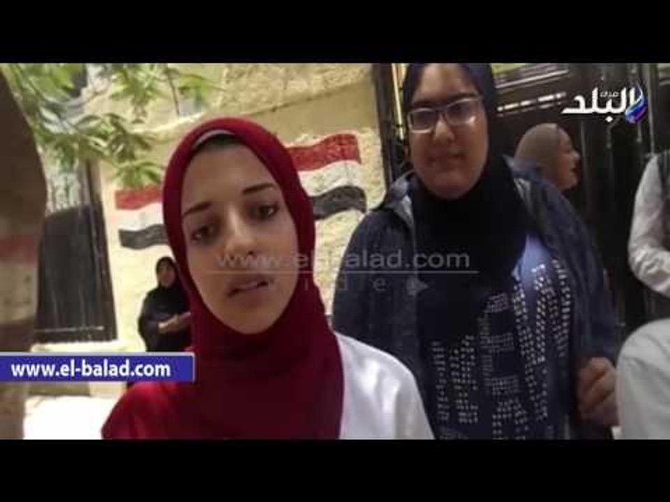 صدى البلد | "طالبات بثانوية الدقهلية "الامتحان تم تسريبه واخريات ينفون