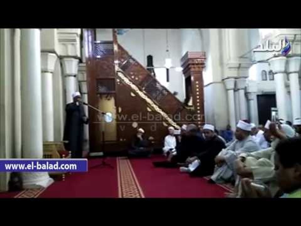صدى البلد | محافظ قنا يشهد احتفالات العاشر من رمضان بمسجد عبدالرحيم القنائى