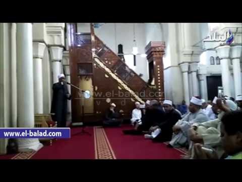 صدى البلد | محافظ قنا يشهد احتفالات العاشر من رمضان بمسجد عبدالرحيم القنائى