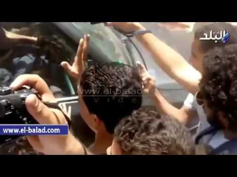 صدى البلد | لحظة خروج «رمضان صبحي» عقب امتحان الفلسفة