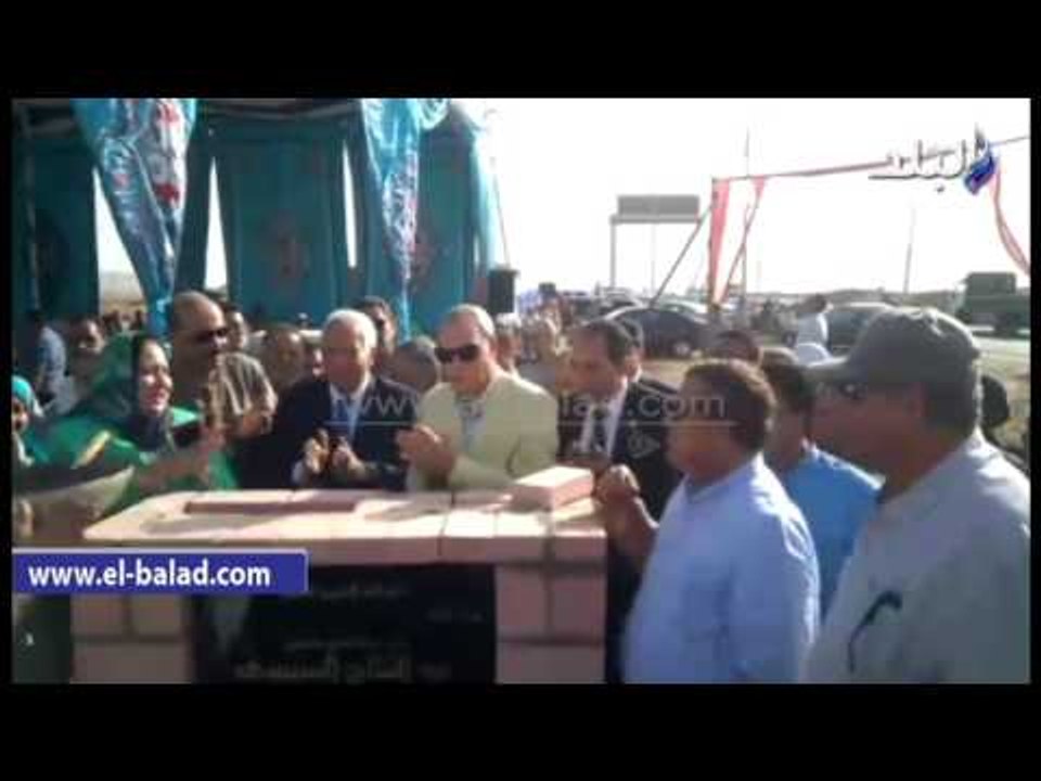 صدى البلد | وزير النقل: يضع حجر الأساس لطريق "س...