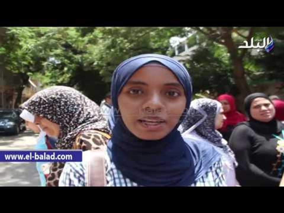 صدى البلد | طلاب الثانوية العامة : امتحان "الوطنية ما اتسربش ..والإحصاء جالنا كويس"