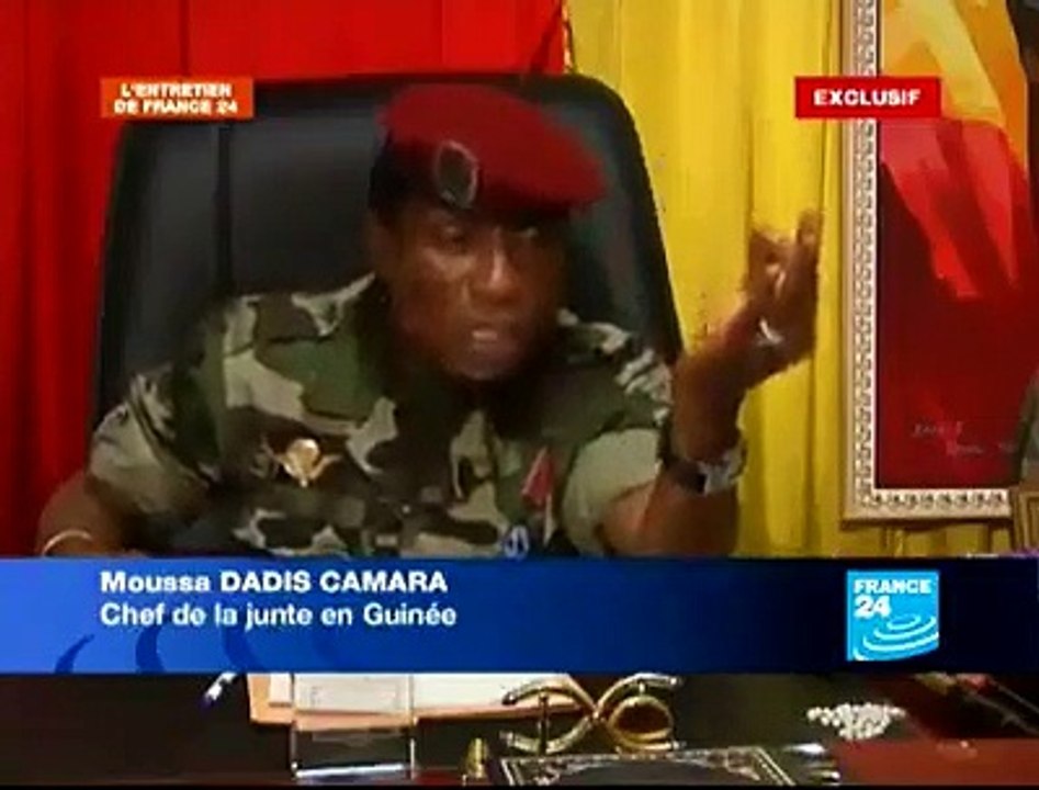 Dadis Camara : "J'ai sacrifié ma vie au profit du peuple de Guinée"