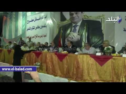 صدى البلد |مبروك عطية ومحافظ مطروح يسحبان القرعة على 28 فرصة عمرة