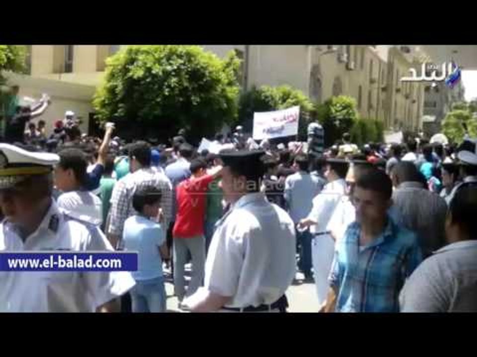صدى البلد مسيره لطلاب الثانويه العامه من الوزاره الي مجلس الوزراء