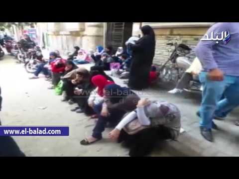 صدى البلد | أولياء أمور يفترشون الأرض أمام الوزراء بسبب التمريض