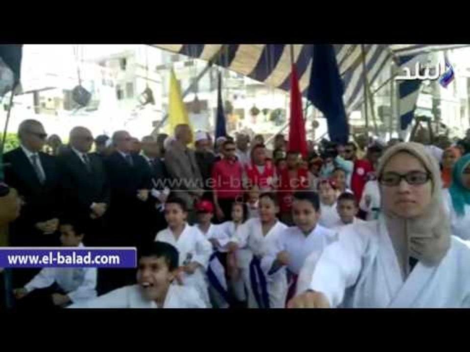 صدى البلد | الهجان يتقدم مسيرة الاحتفال بذكري ثورة 30 يونيو بقنا