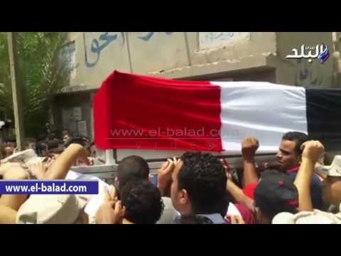 صدى البلد | تشييع شهيد سيناء بمسقط رأسه فى الدقهلية