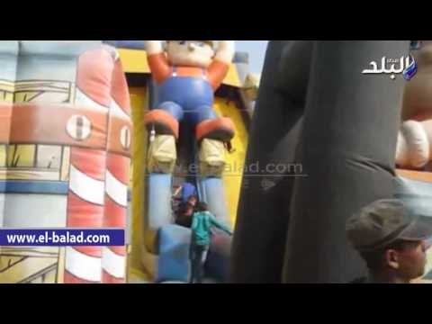 صدى البلد | إقبال أهالى بني سويف علي الحدائق فى عيد الفطر