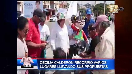 Resumen del recorridos de los candidatos