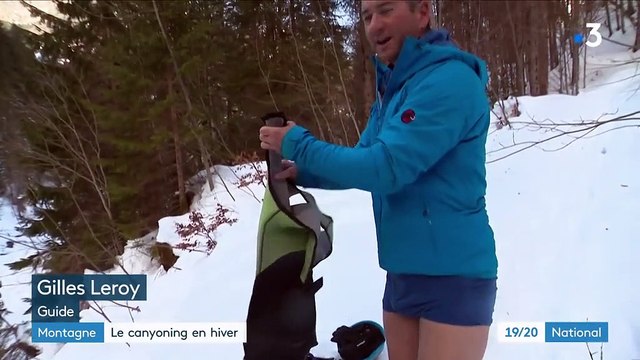 Montagne : le canyoning en hiver