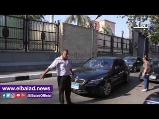 صدى البلد | حسن حمدى يصل لوداع طارق سليم فى مستشفى الأنجلو