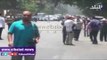 صدى البلد |  الأمن يغلق شارع القصر العيني لفض تظاهرات حملة الماجستير