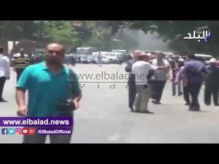 صدى البلد |  الأمن يغلق شارع القصر العيني لفض تظاهرات حملة الماجستير