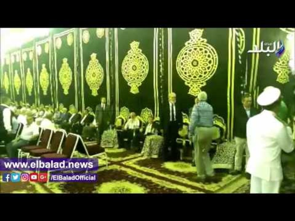 صدى البلد |شخصيات عسكرية وسياسية بعزاء "البتانوني" بالإسكندرية