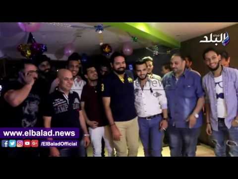 صدى البلد | لاعبو الزمالك يحتفلون بعيد ميلاد قلب الأسد