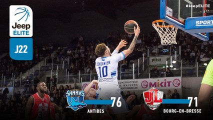 Jeep® ÉLITE : Antibes vs Bourg-en-Bresse (J22)