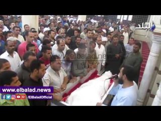 صدى البلد | تشييع جنازة رقيب الشرطة شهيد الارهاب  بالفيوم