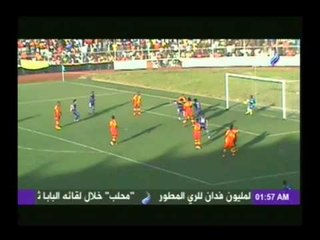 شوبير ينفرد بعرض هدف باسم مرسى الملغي أمام سانغا الكونغولي