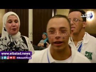 صدى البلد | أحد أبطال منتخب مصر للمعاقين : "بحبك ياسيسى"