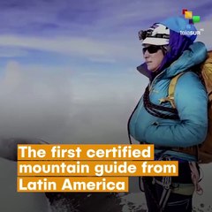 Latin American Woman Climber Aims High